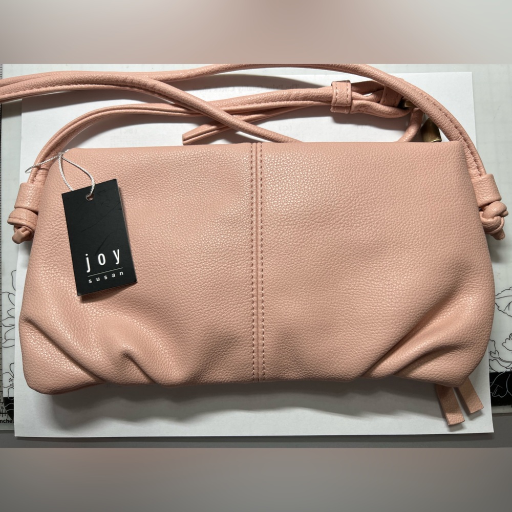 NWT Susan Joy Petal Pink Crossbody Bag